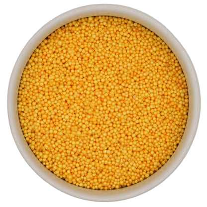 Natural Dyed Nonpareil Sprinkles - Pearlized Finish
