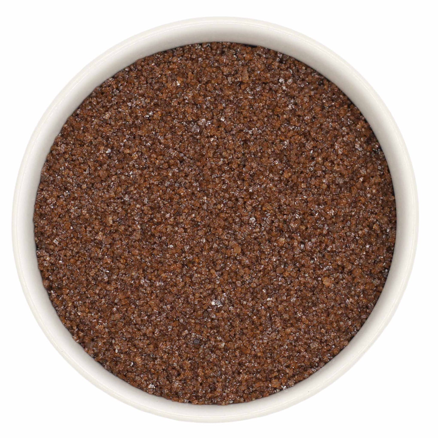Natural Dyed Brown Sanding Sugar - Pearlized Finish