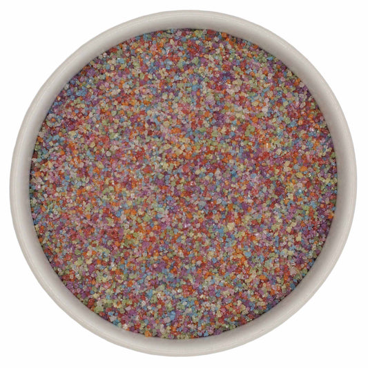 Natural Dyed Rainbow Sanding Sugar - Pearlized Finish