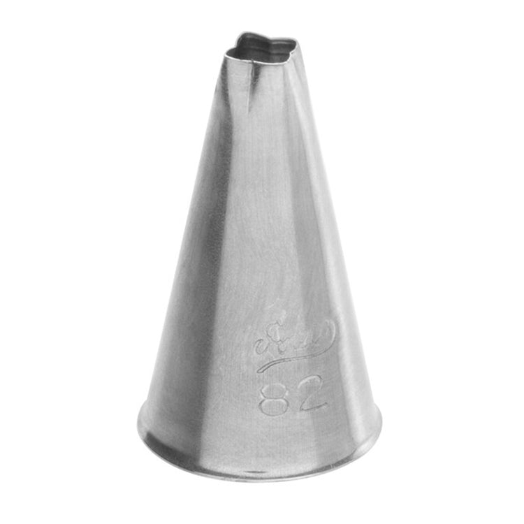 Ateco 82 square piping tip with a 0.2-inch square opening, engraved with Ateco branding, shown upright against a white background.