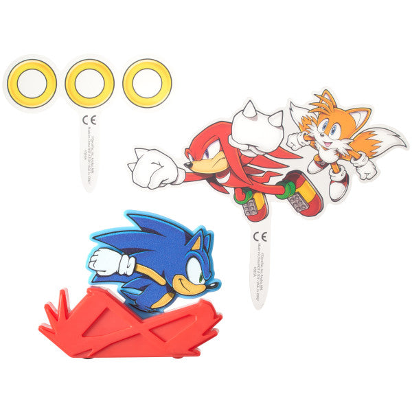 Sonic the Hedgehog Cake Topper Decoset