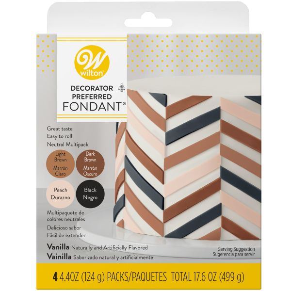 Wilton Rolled Fondant Color Multi Packs