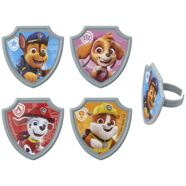 Paw Patrol Ruff Ruff Rescue Cupcake Topper Rings