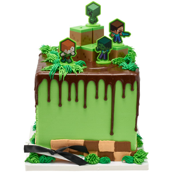 Minecraft Cake Topper Mobs Beware Decoset
