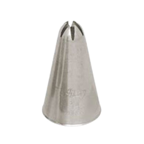 33 closed star piping tip, metal cake decorating nozzle for shells, stars, fleur-de-lis, rosettes, and flowers