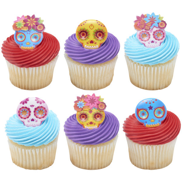 La Calavera Cupcake Rings