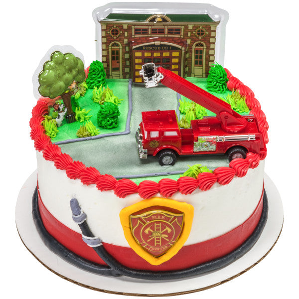 Fire & Rescue Cake Topper Kit