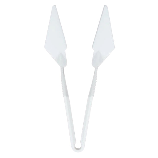 White Ateco flower lifter tool with two angled flat blades and a central hinge, shown against a white background.