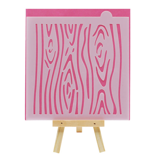 Thick Wood Grain Cookie Stencil