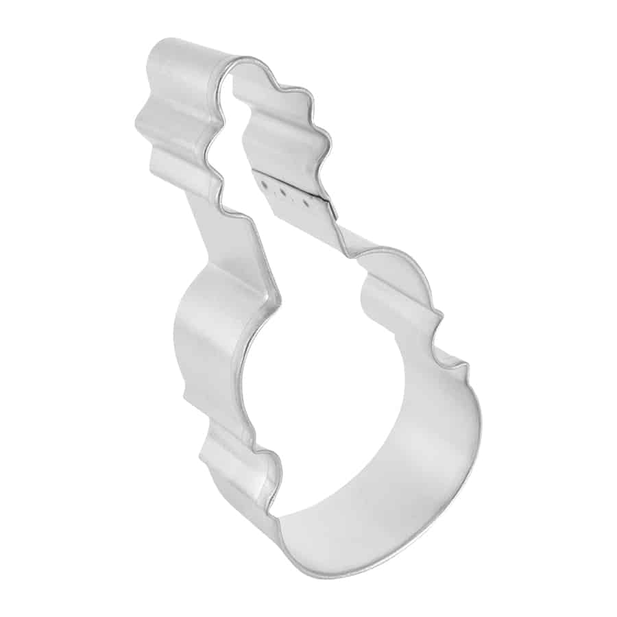 4.5-inch violin cookie cutter designed for recitals, parties, and creative baking projects.