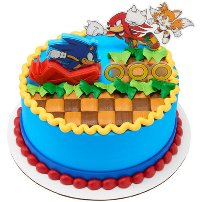 Sonic the Hedgehog Cake Topper Decoset