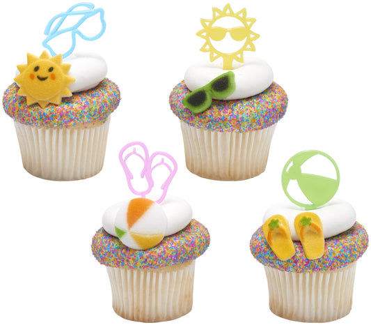 Summer Fun Dec-Ons® Pressed Sugar Assortment - 102 Count