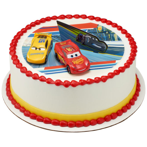 Cars Cake Topper - Cars 3 - Ahead of the Curve Decoset