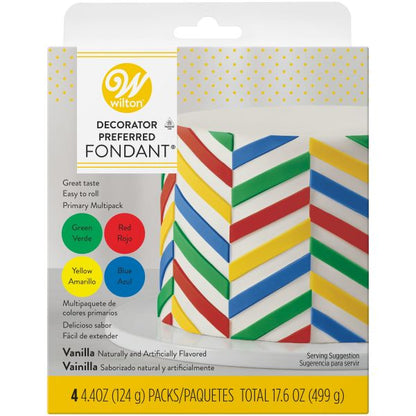 Wilton Rolled Fondant Color Multi Packs