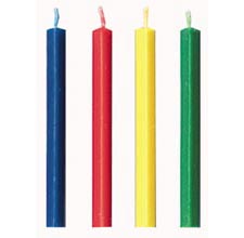 Wilton Rainbow Colors Triangle Trick Sparkler Candles 9/pkg
