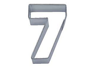 Number 7 Cookie Cutter 3"