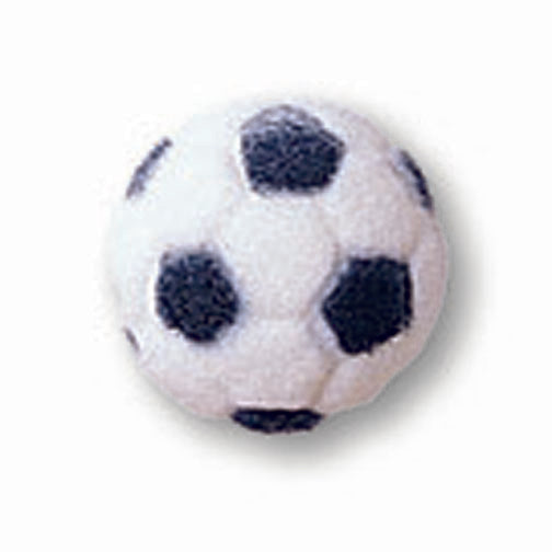 Edible Soccer Ball Pressed Sugars 1" 12/pkg