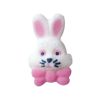 Sugar Beau Bunny Decorations 1 5/8" - 6 Pack