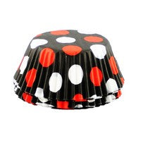 Black w/Red Polka Dots Standard Baking Cup 50/pkg