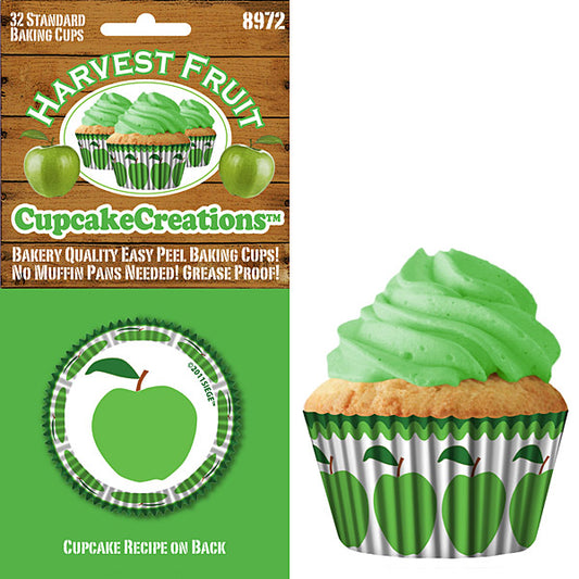 Harvest Fruit Apple Baking Cups Standard 32/pkg