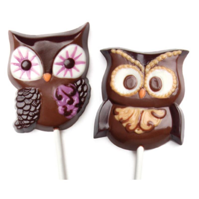 Owl Chocolate Lollipop Mold