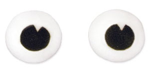1" Edible Candy Eyes - 6 Count