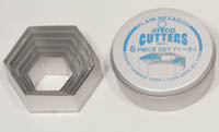 Hexagon Cutter Set 6 pc