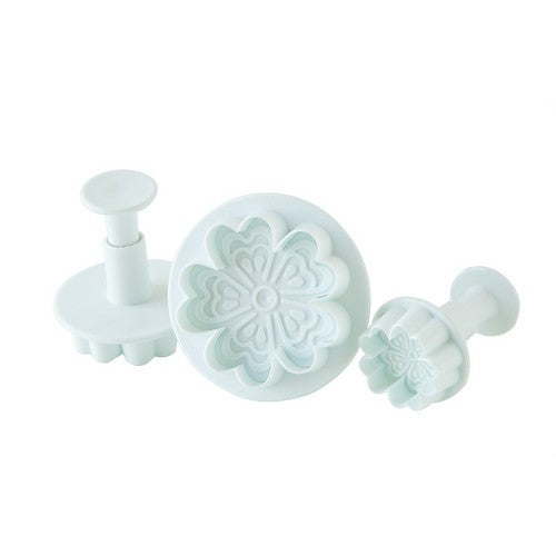 Spring Flowers Plunger Cutter Set 3pc