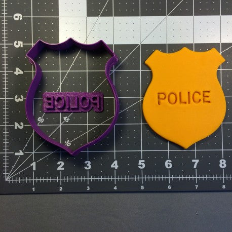 Police Badge Cutter 102 4"