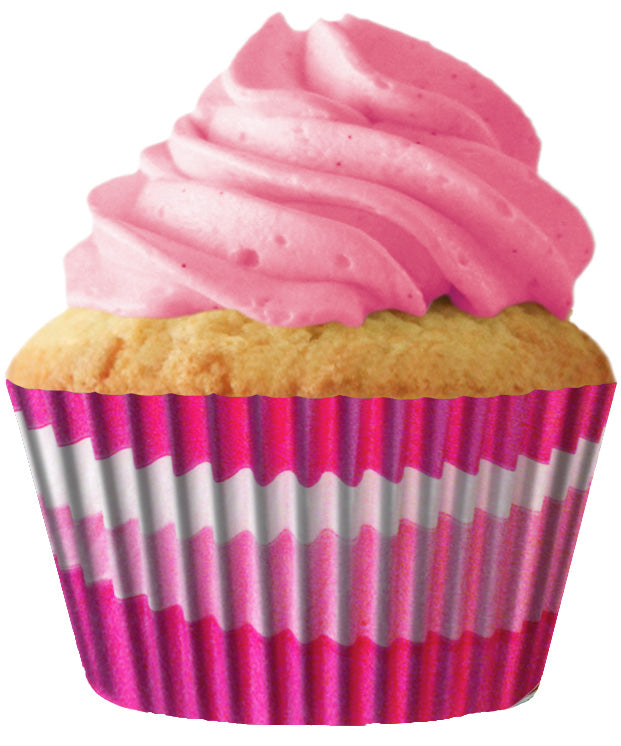 Pink Swirl Jumbo Baking Cups 20/Pkg