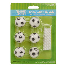 Soccer Balls/Candle Set