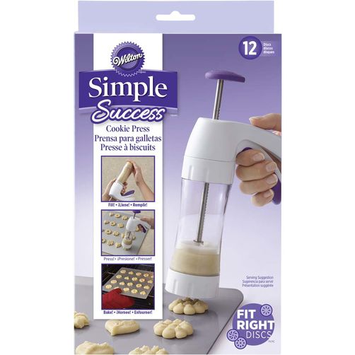 Cookie Press with 12 Disc Set