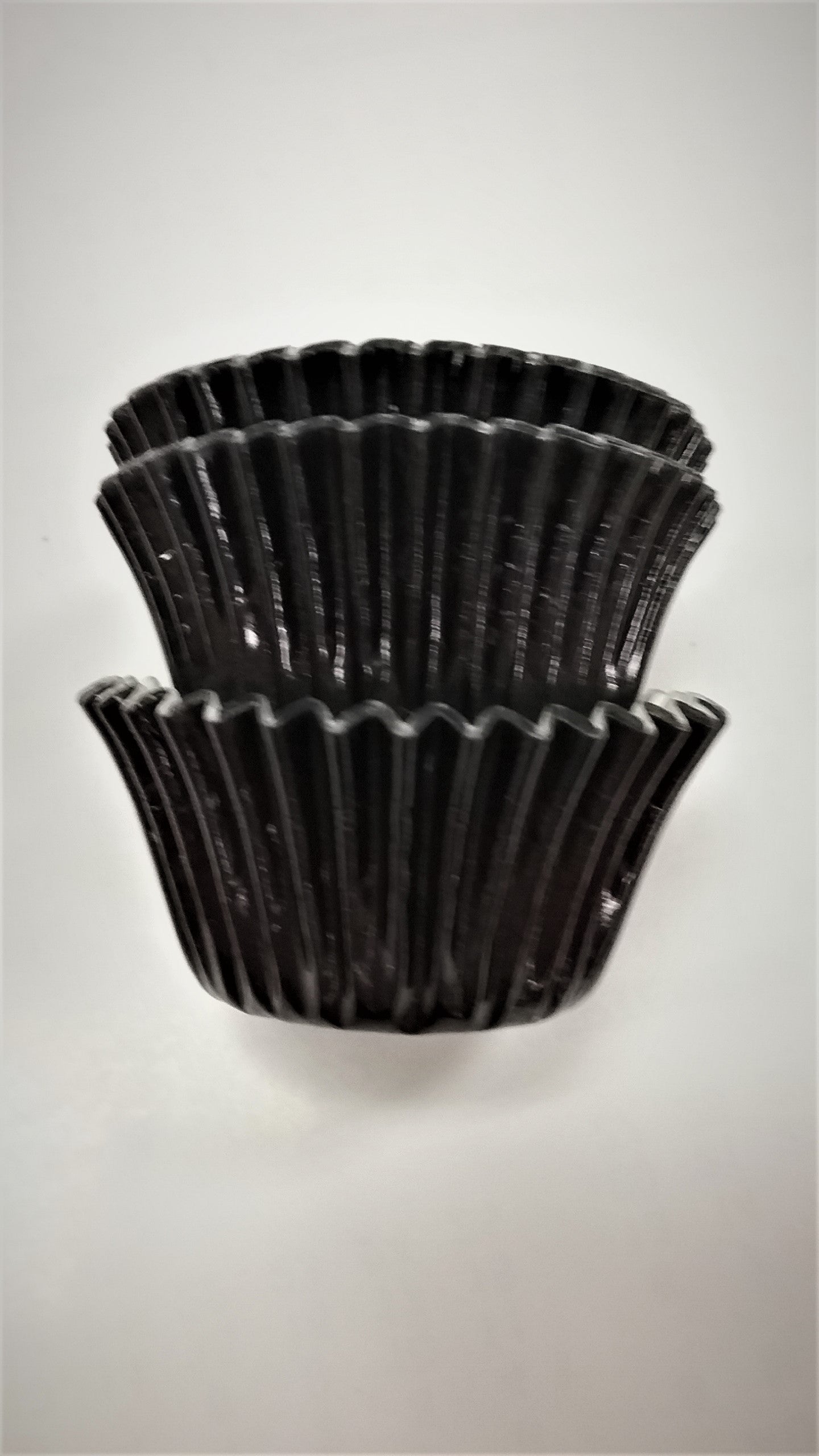 Black Foil Mini Baking Cups
