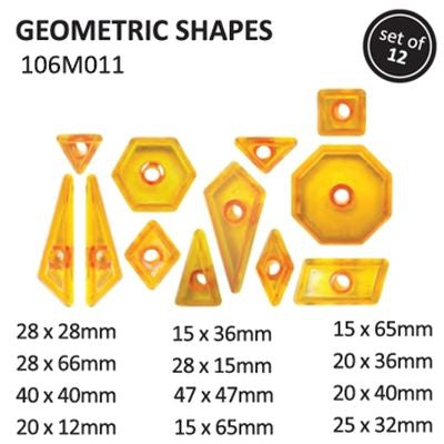 Geometric Shapes 12 Piece Cutter Set