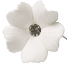 Jewel Center Diamante Gum Paste Flowers