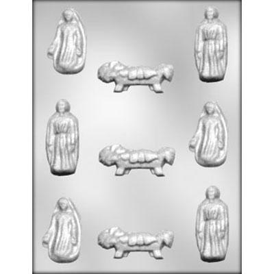 Mary - Joseph - Baby Jesus Chocolate Mold