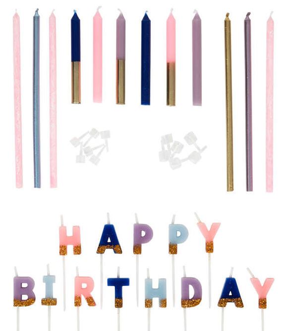 Happy Birthday 25 Piece Candle Set