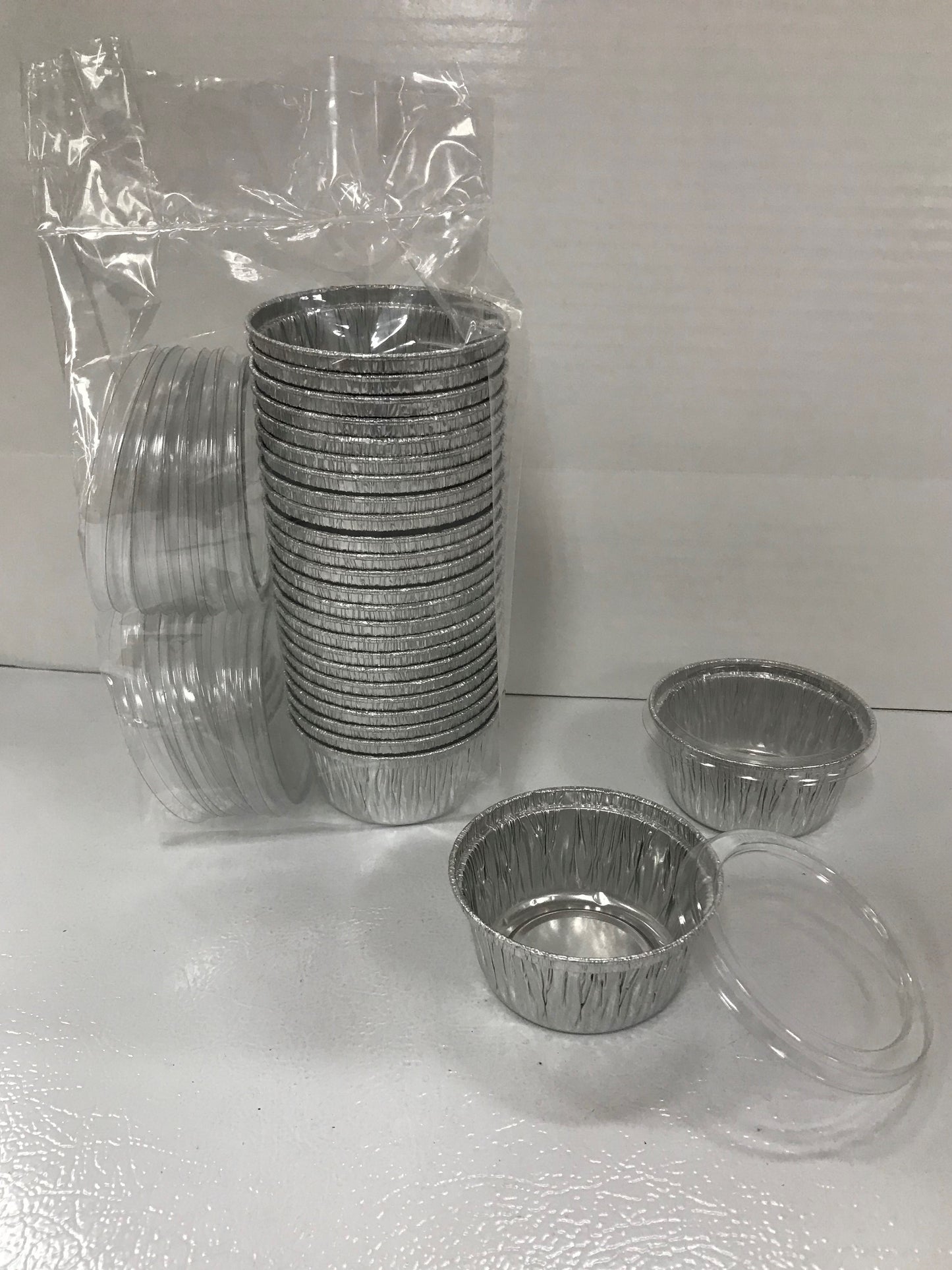 Ramekin Foil Cup and Lid - 24 Sets