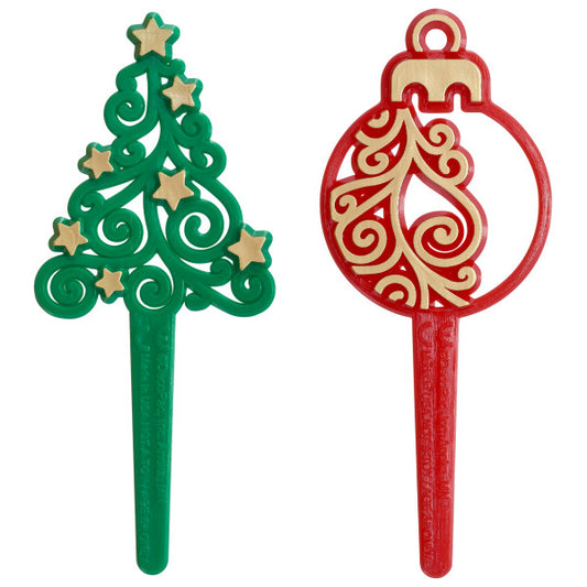 Christmas Tree and Ornament Picks