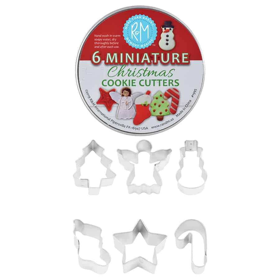 Mini Christmas Cookie Cutter Set 6 Piece