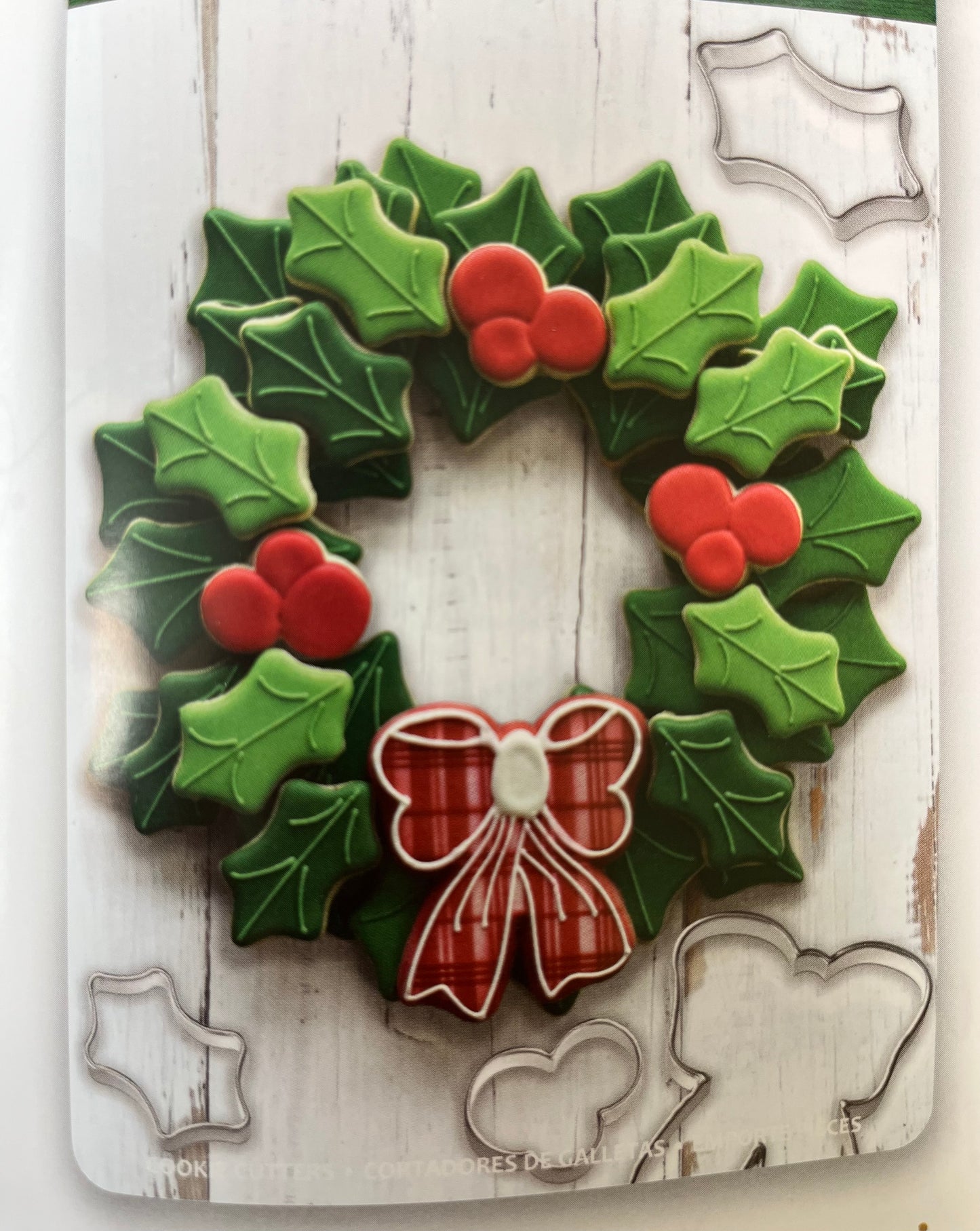 Wreath Centerpiece 4 Piece Cookie Cutter Set
