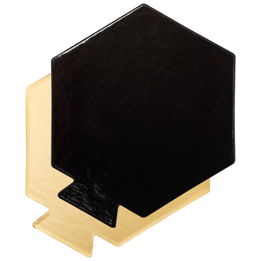 3.5" Hexagon Treat or Cupcake Reversible Board