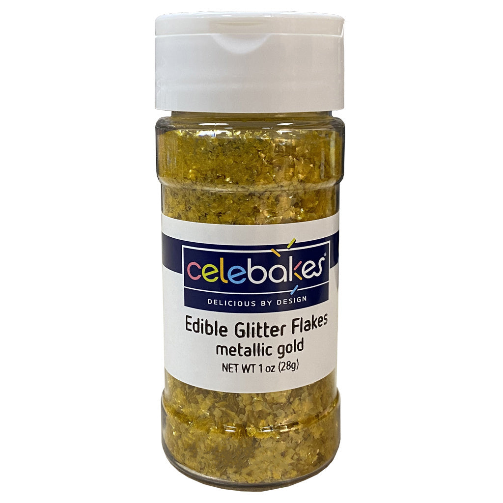 Metallic Edible Glitter Flakes
