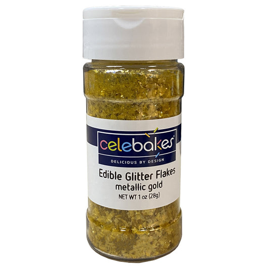 Metallic Edible Glitter Flakes