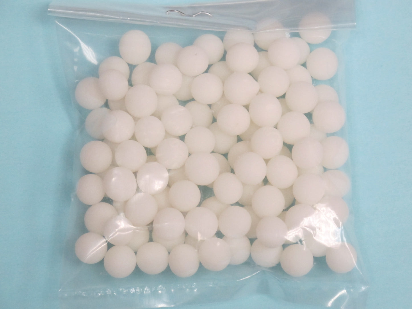 White/Ivory Sugar Pearls NOT Pearlized 8mm 1/10th lb