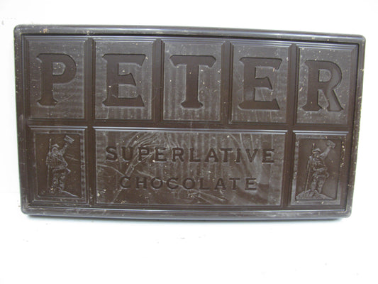 Peters Burgundy Dark Chocolate Block (real dark chocolate)