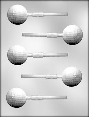 Golf Ball Chocolate Lollipop Mold