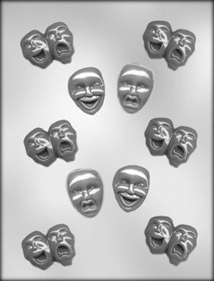 Comedy/tragedy Mask Chocolate Mold