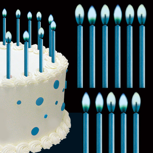 Wilton Candles Blue Color Flame