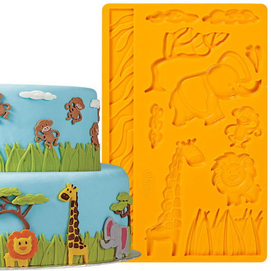 Wilton Jungle Animals Fondant and Gumpaste Mold